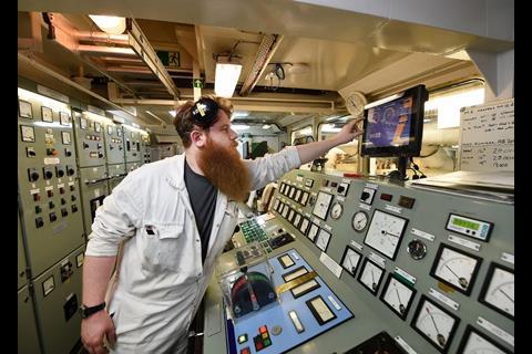 Under project Ecoship, real time data provided by the fuel monitoring system enables vessel speed and operation adjustments to be made